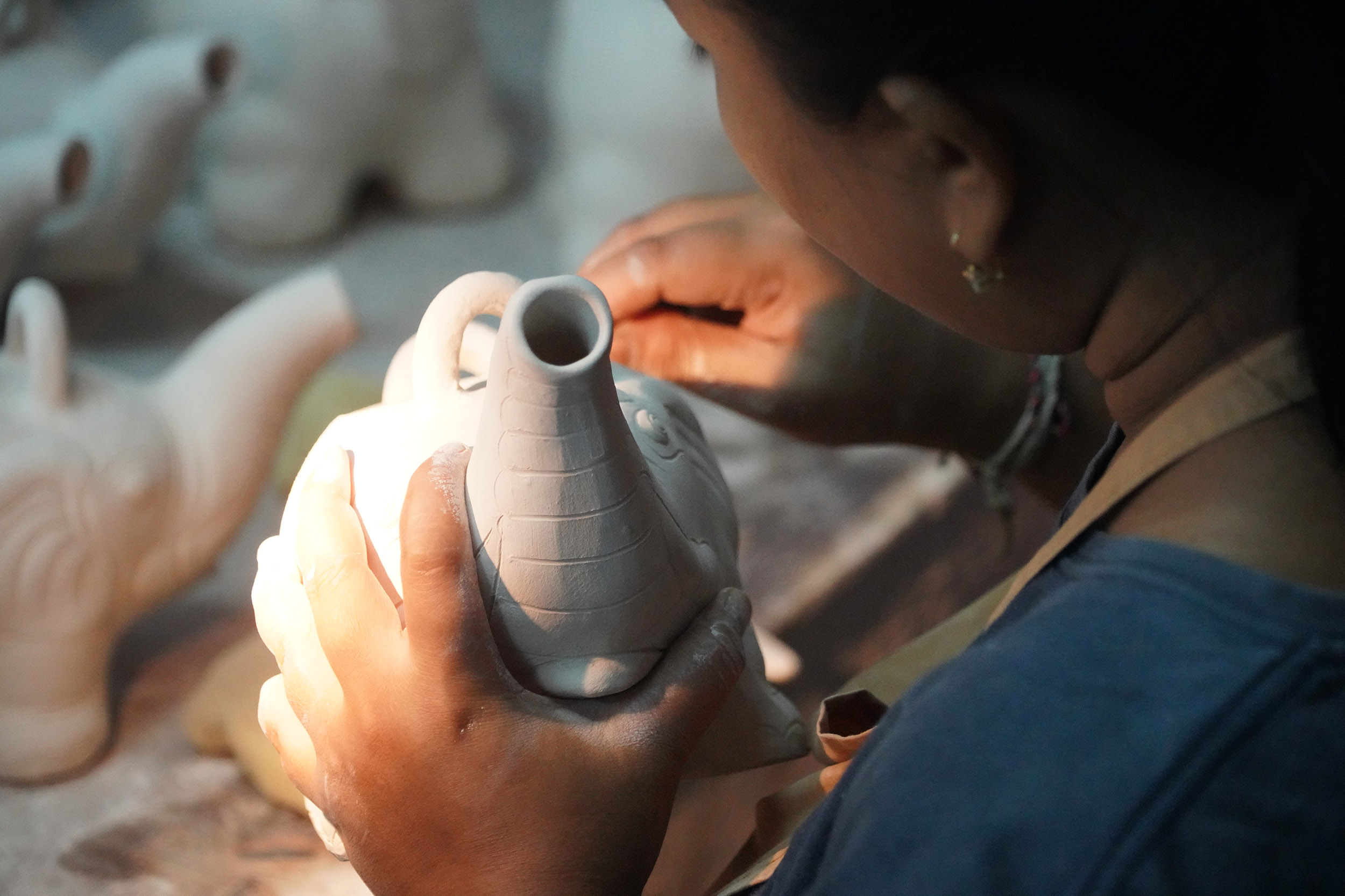 Fabrique de poteries à Pejaten