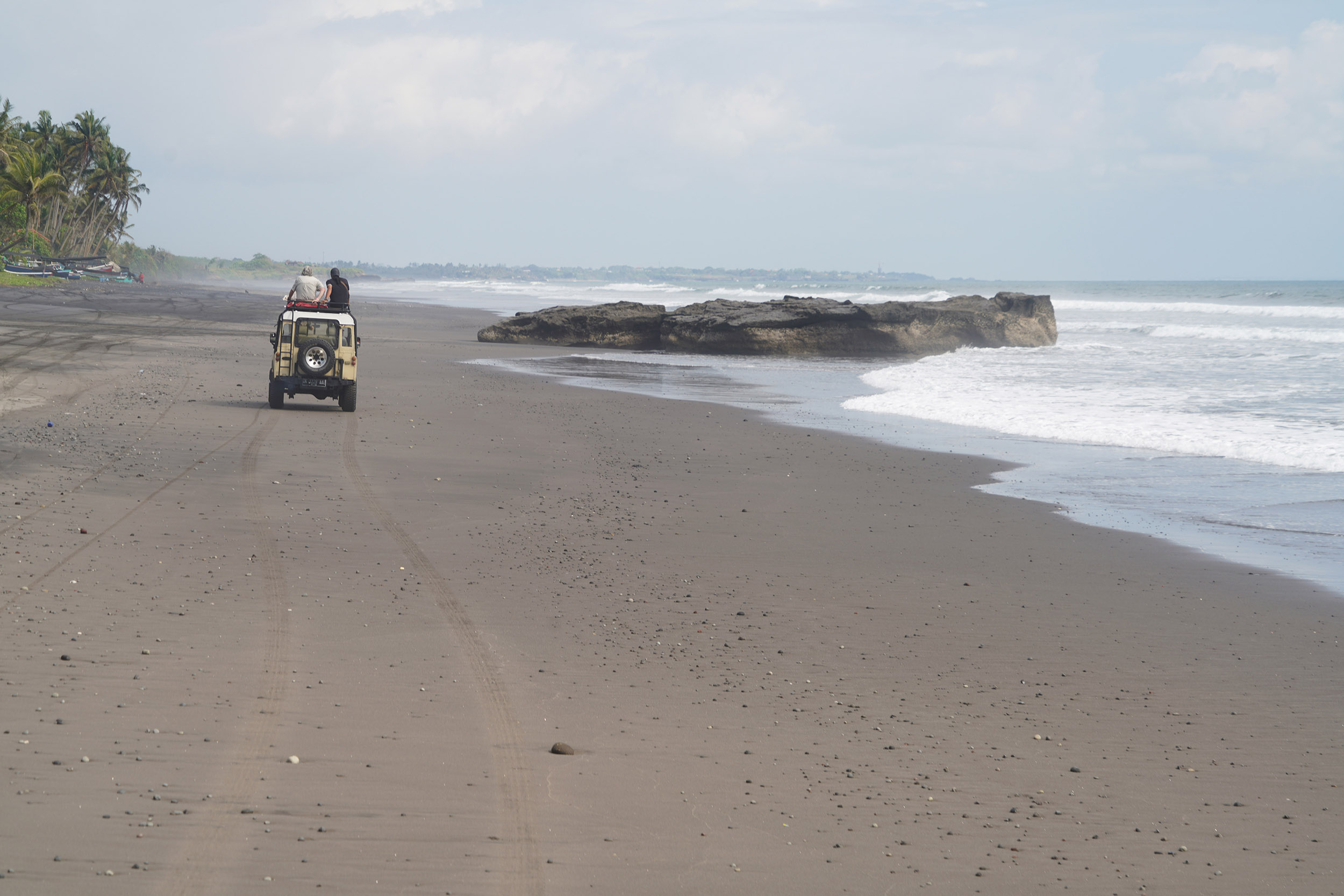 Sur la côte prés de  Balian