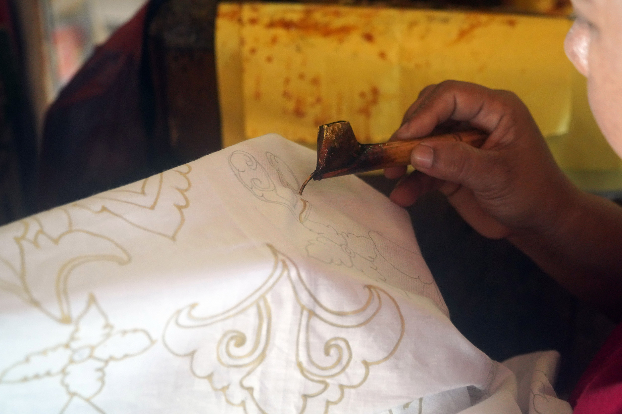 Dessins des motifs de Sarongs