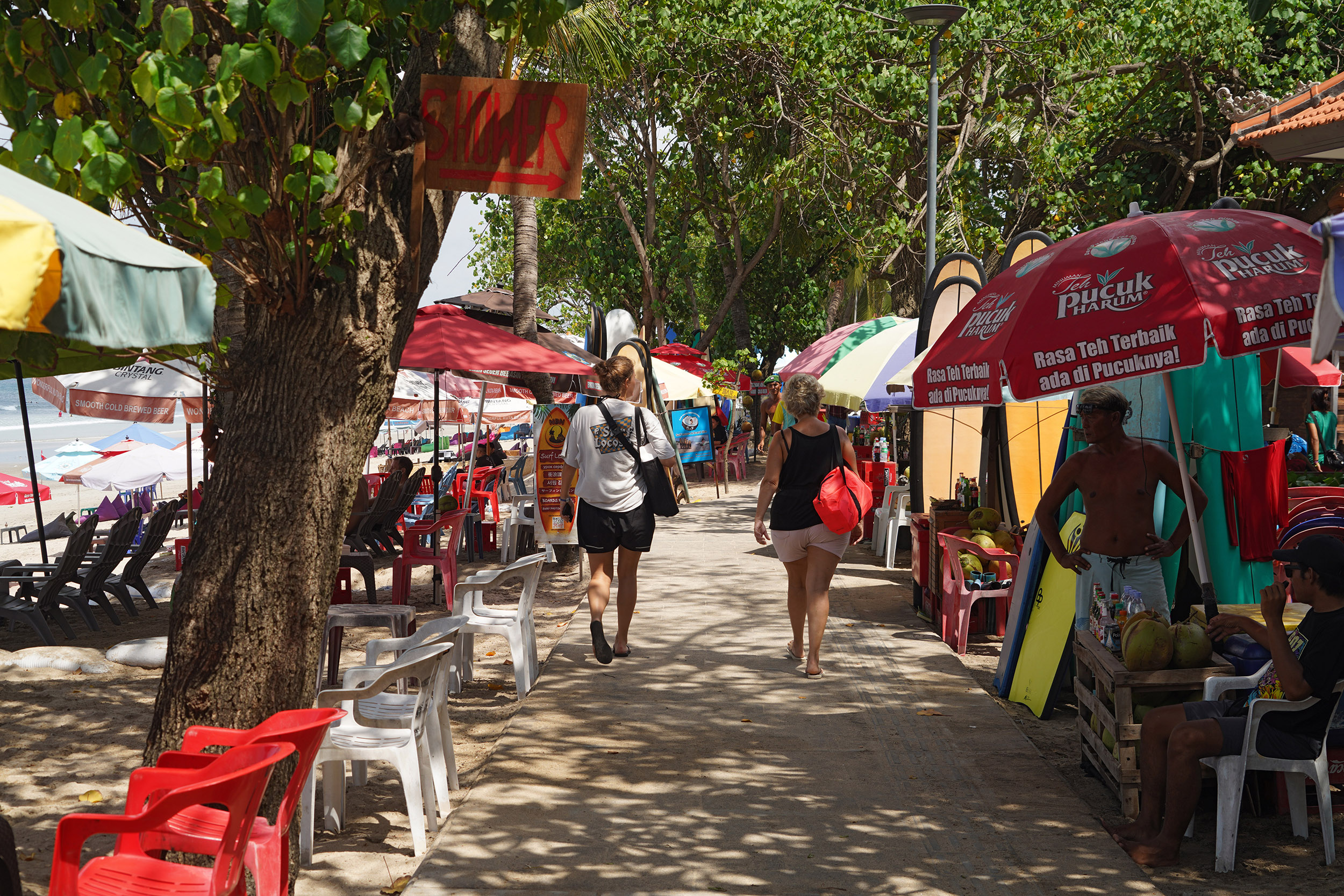 Kuta Beach sur la côte ouest