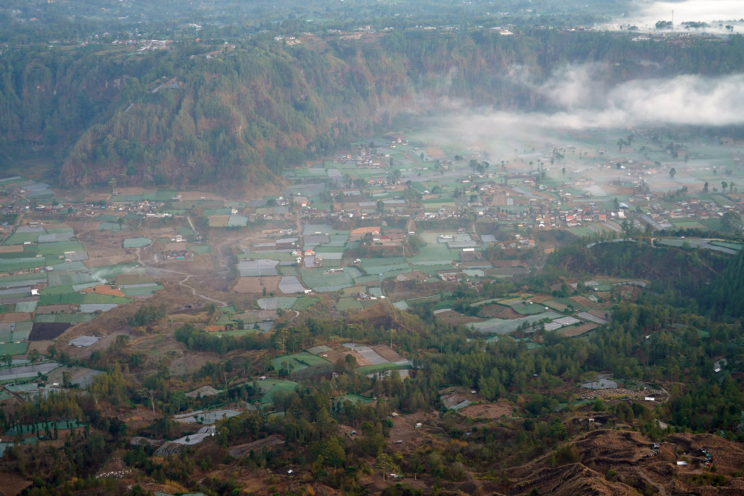 La caldera du Mont Batur