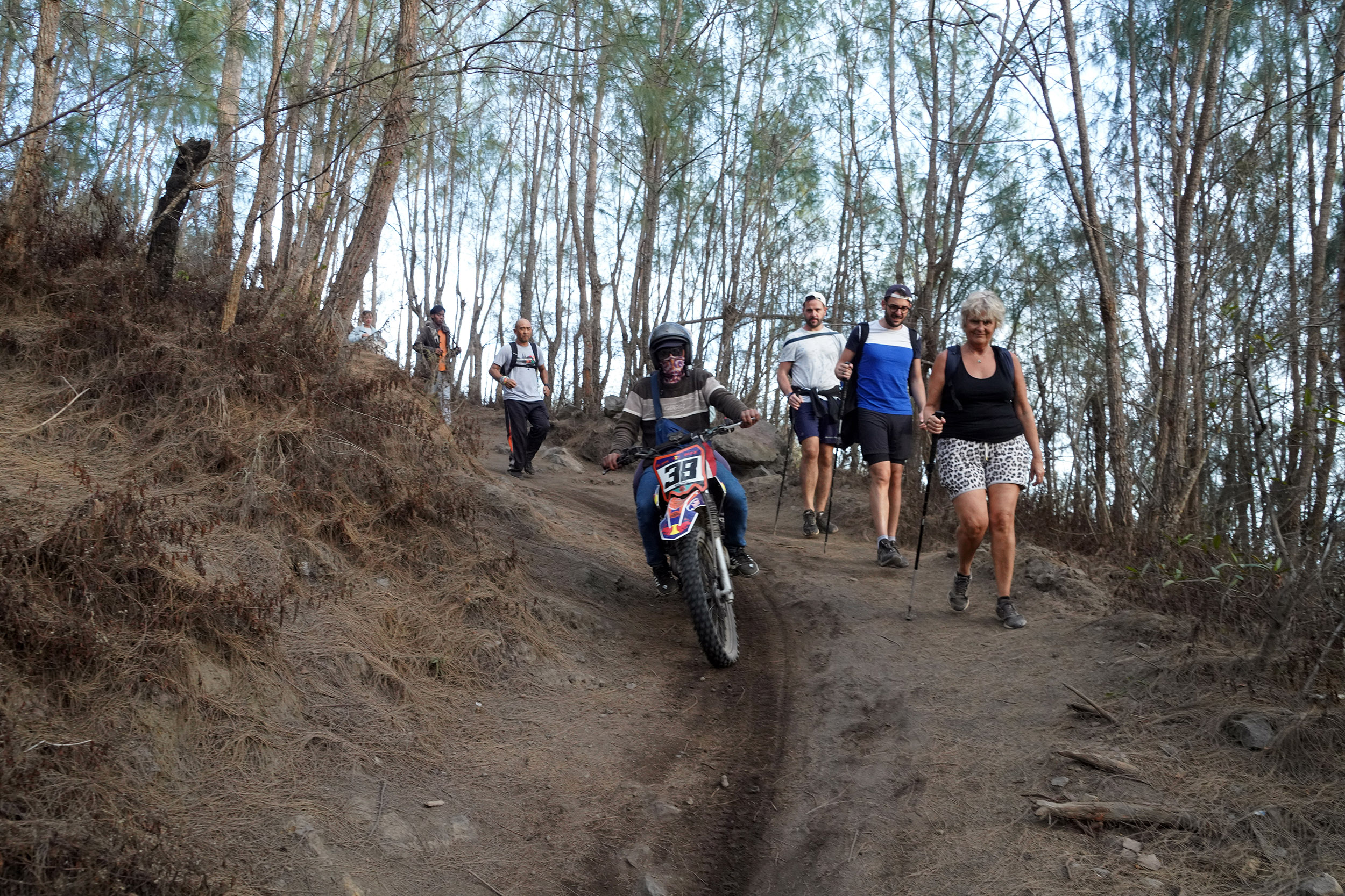 Descente du Mont Batur