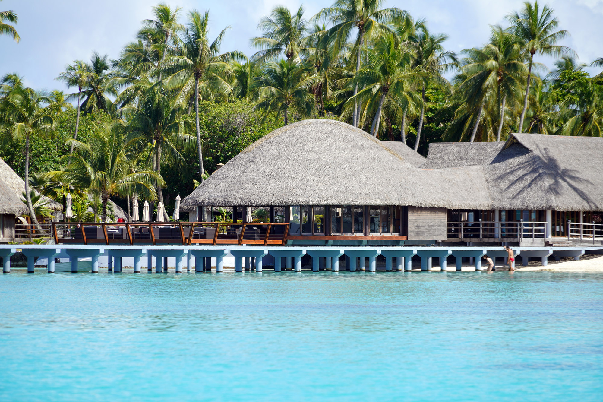 Notre hôtel sur l'atoll de Rangiroa