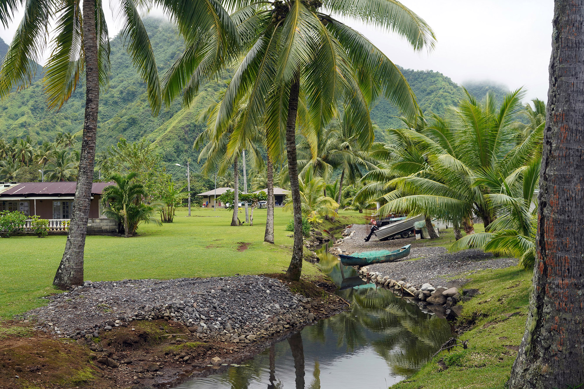 Teahupoo après la fin de la route - Ile de Tahiti