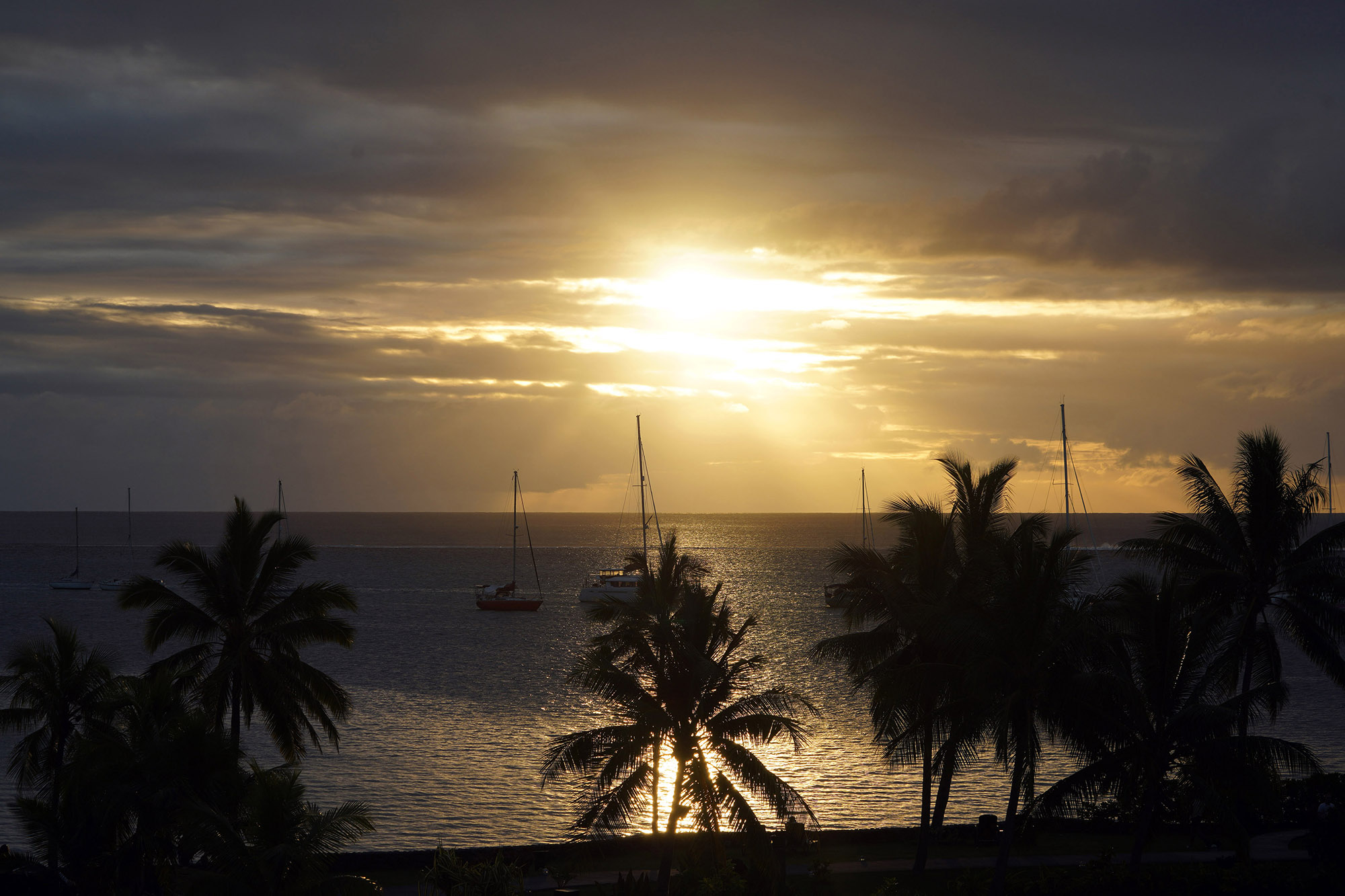 Dernier coucher de soleil avant le retour