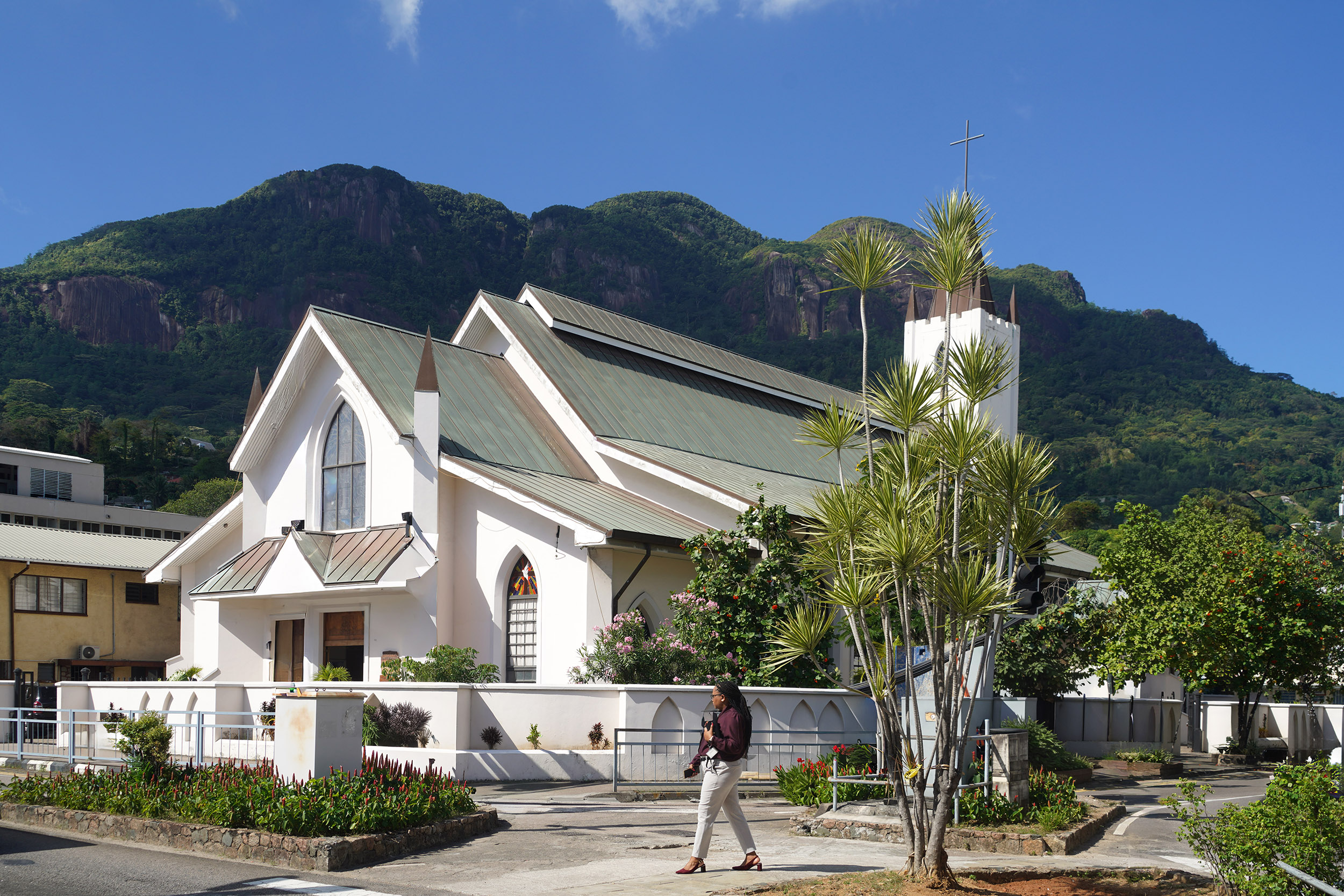 Victoria, capitale des Seychelles sur l'ile de Mahé
