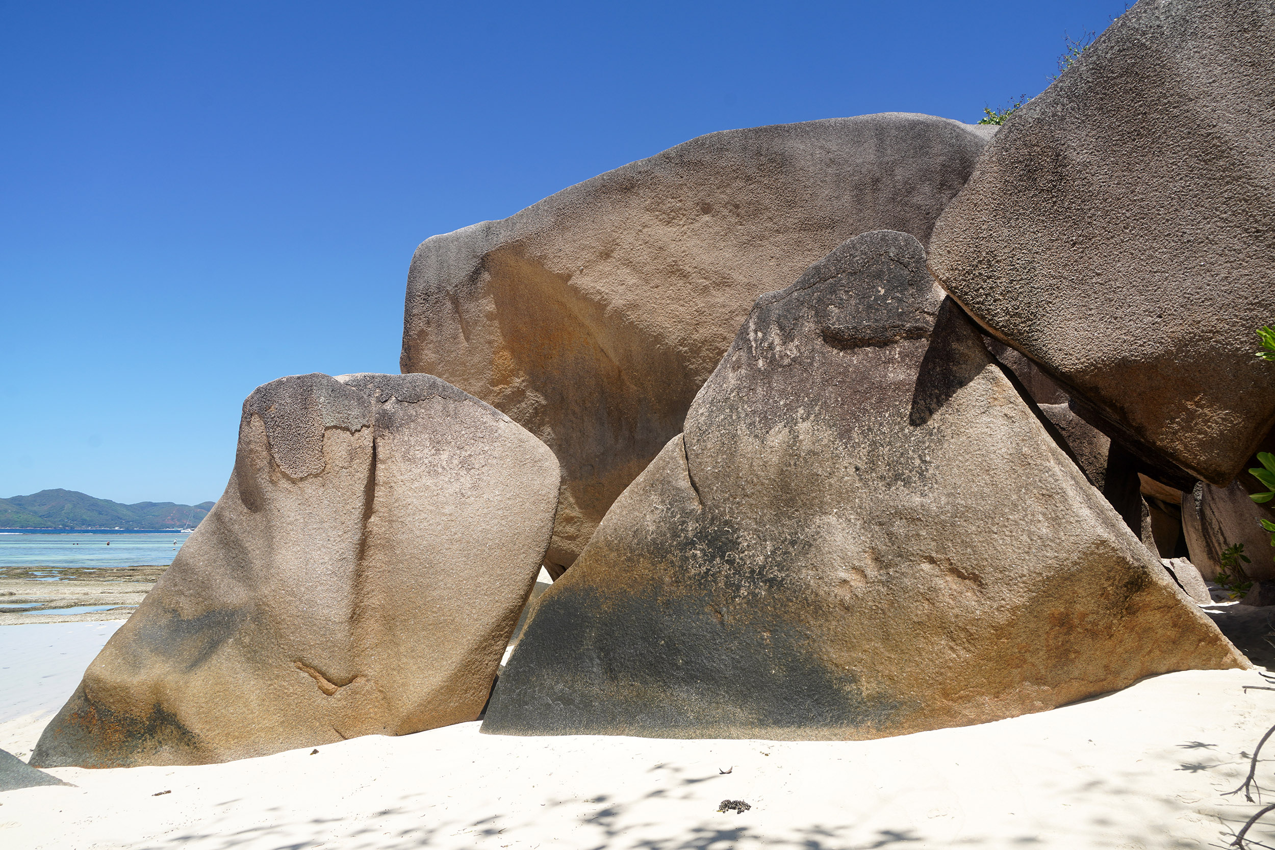 Anse Côte d'Argent sur l'ile de  La Digue aux Seychelles
