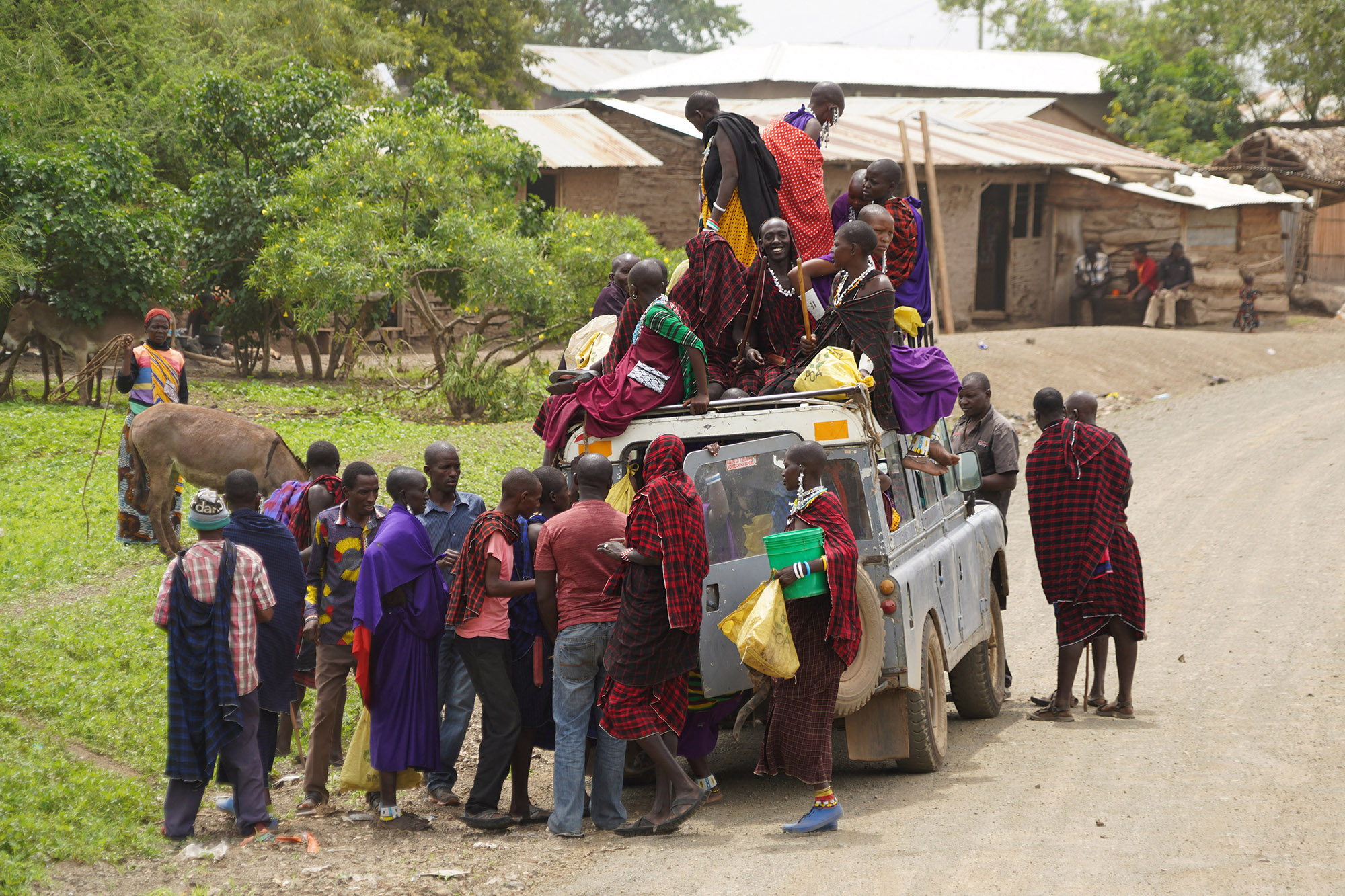 Marché entre Karatu et le lac Natron