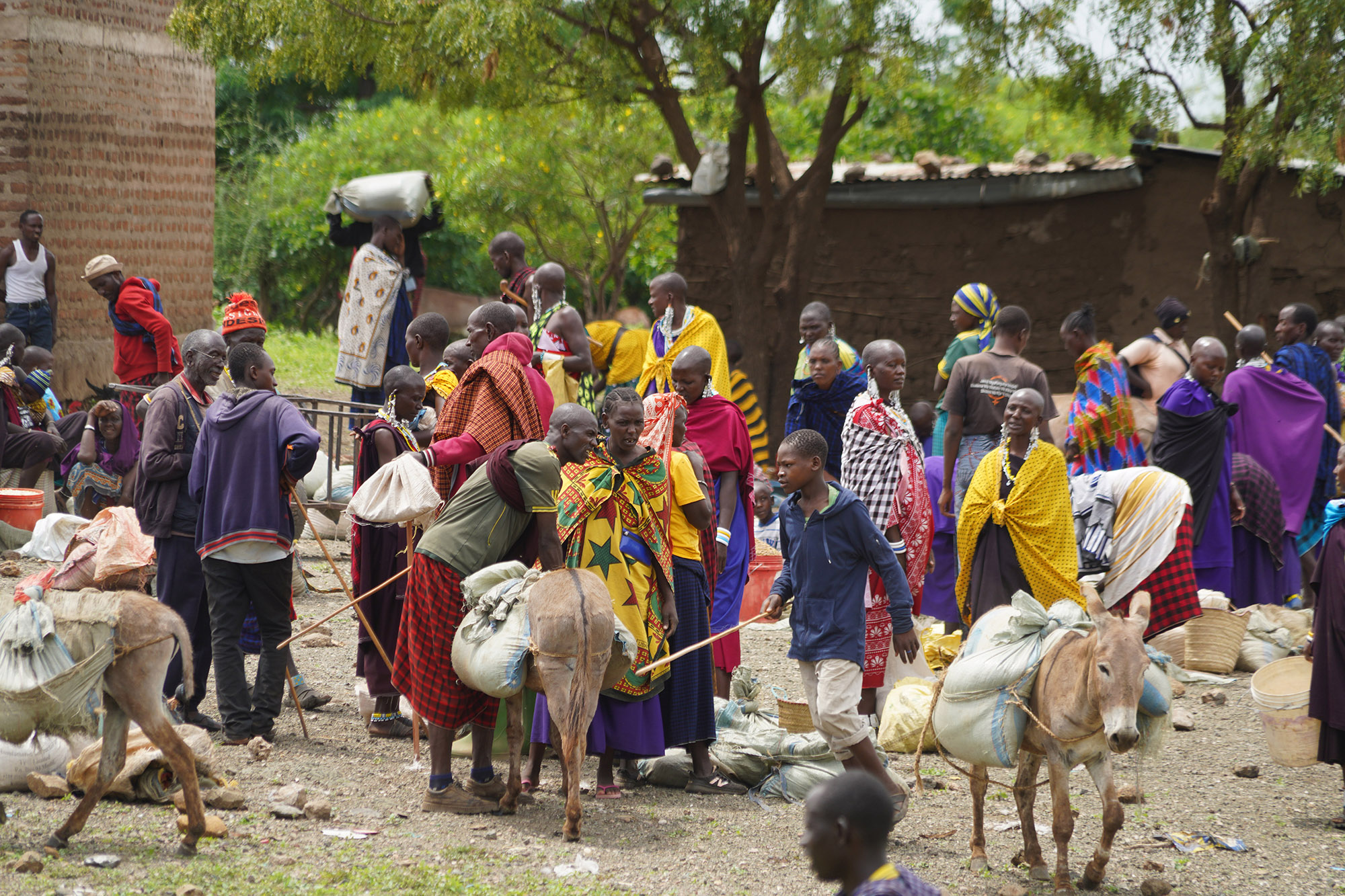 Marché entre Karatu et le lac Natron