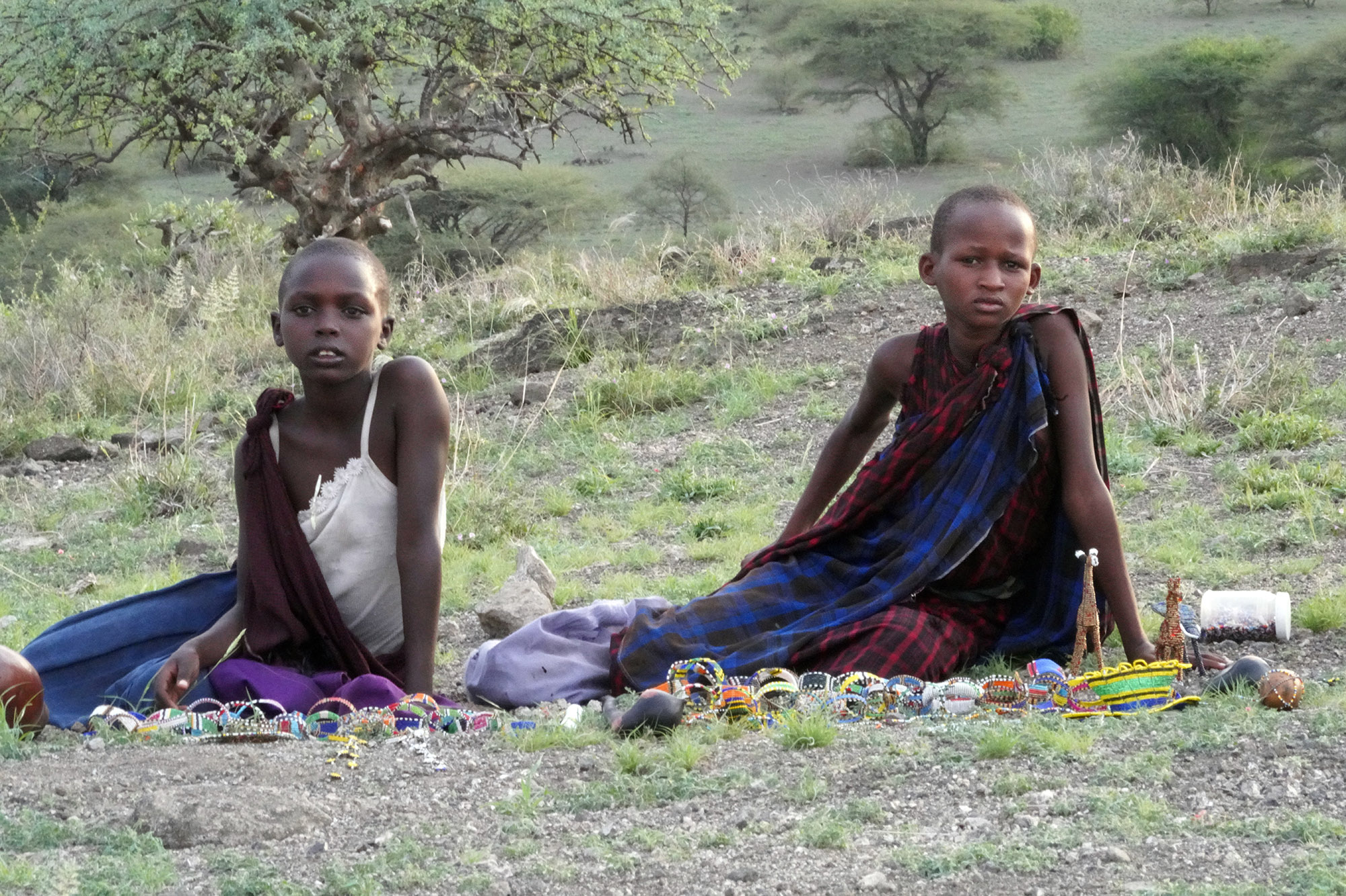 Jeunes filles Massaïs