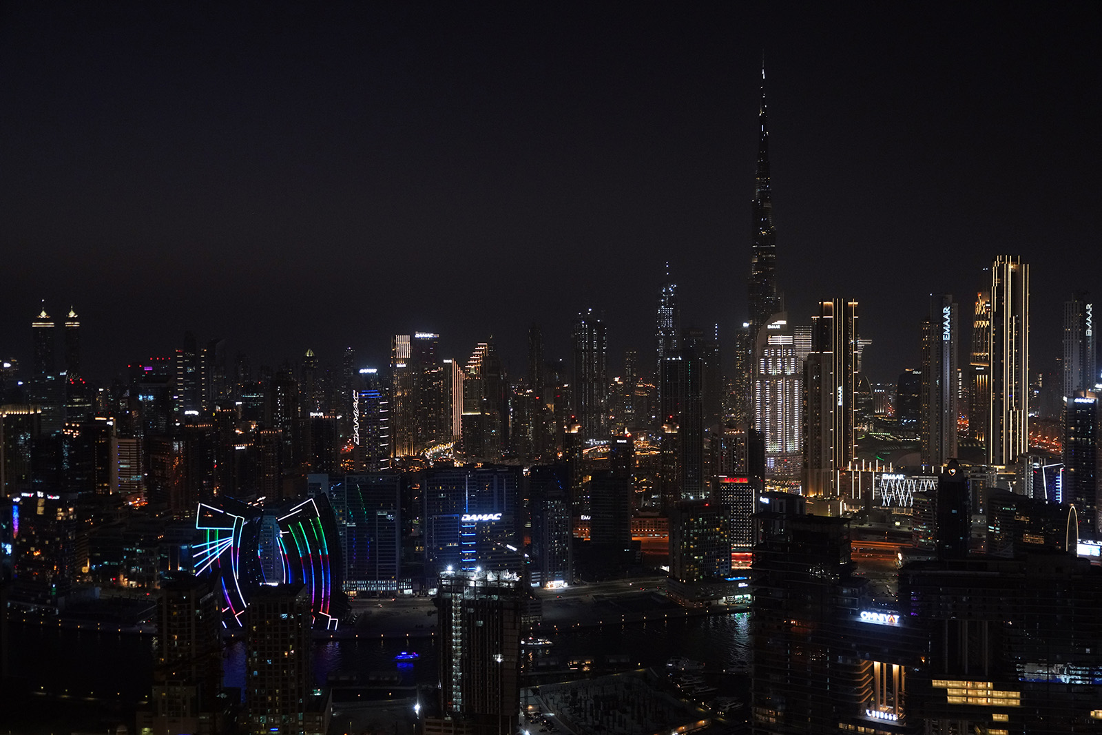 Downtown Dubaï by night