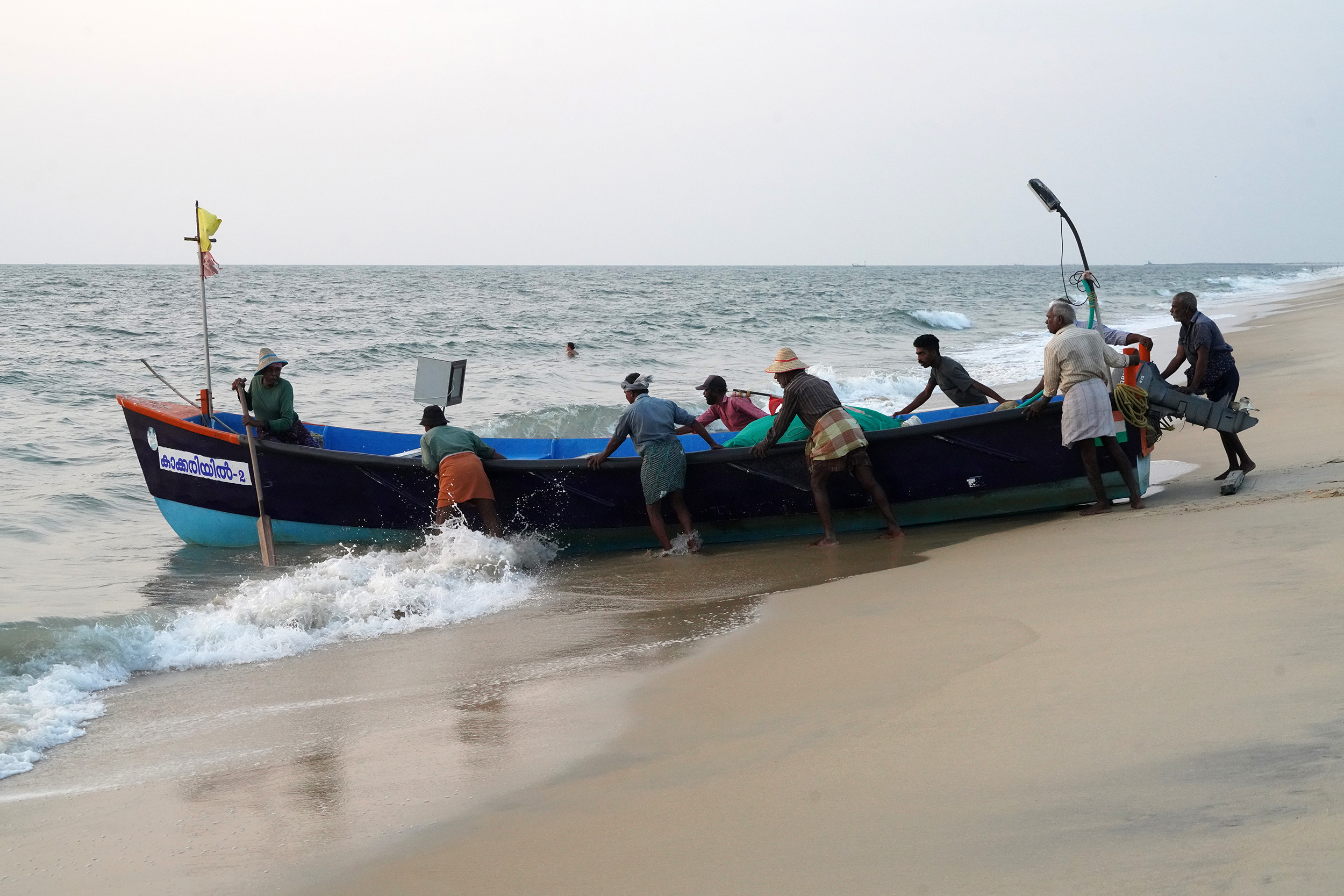 Plage de Mararikulam - Kérala