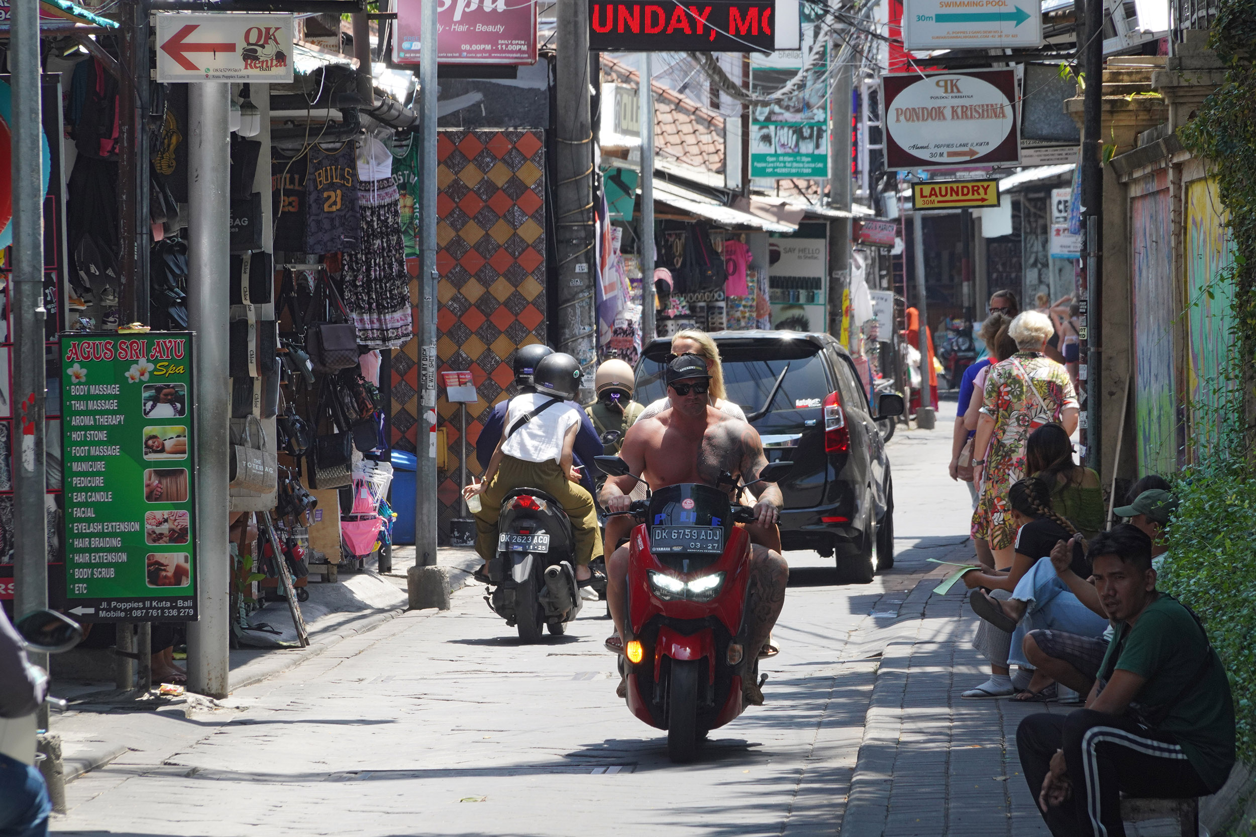 Kuta Beach sur la côte ouest