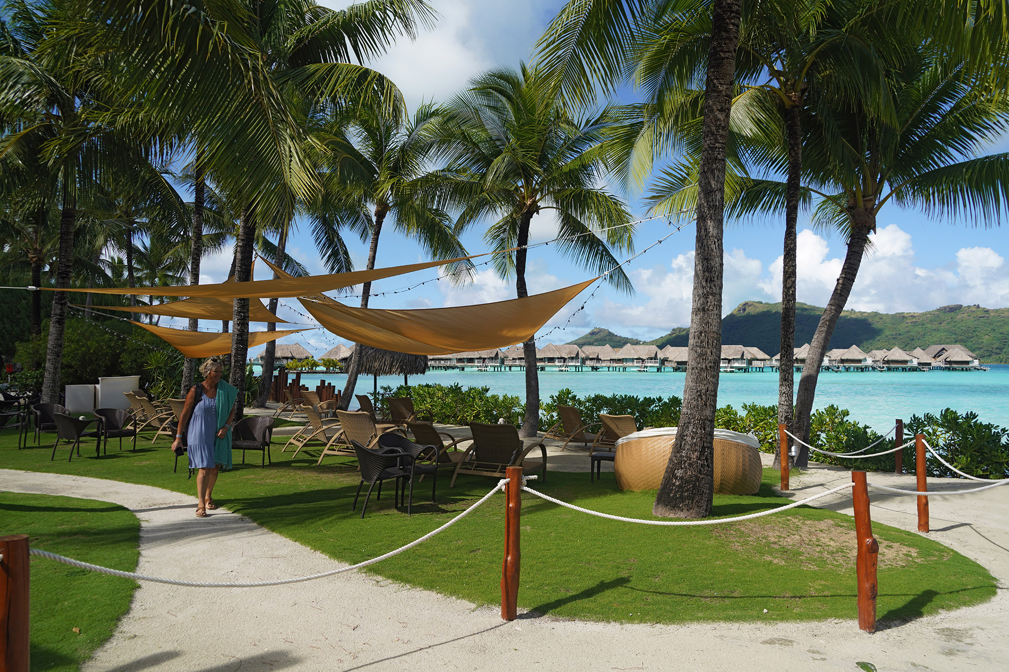 Notre hôtel sur le motu Piti Aau