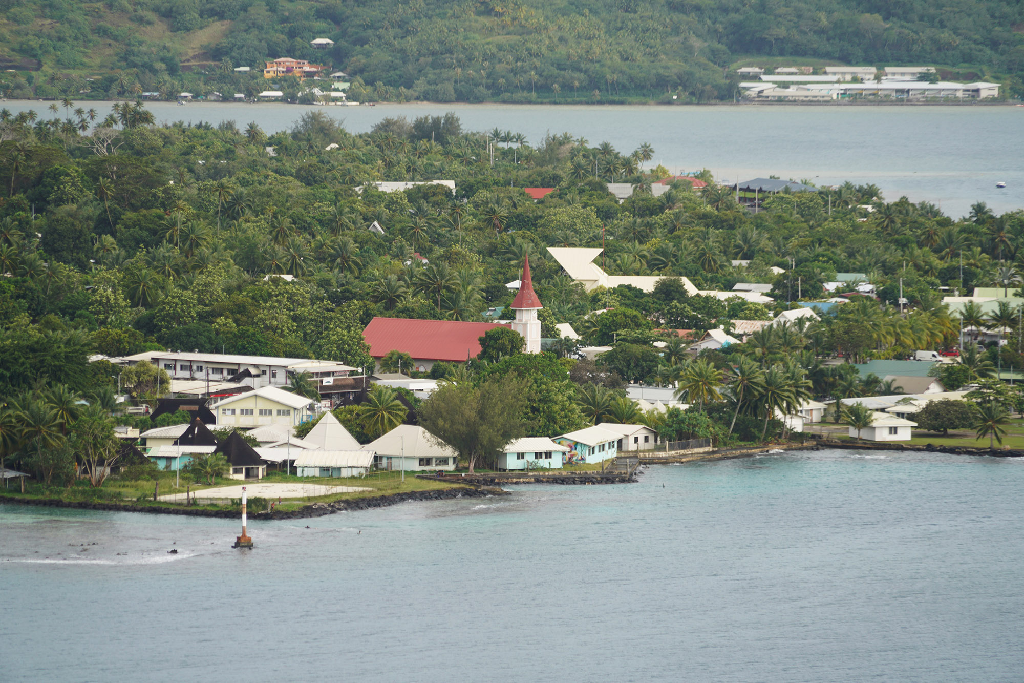 Village de Vaitape - Ile de Bora-Bora