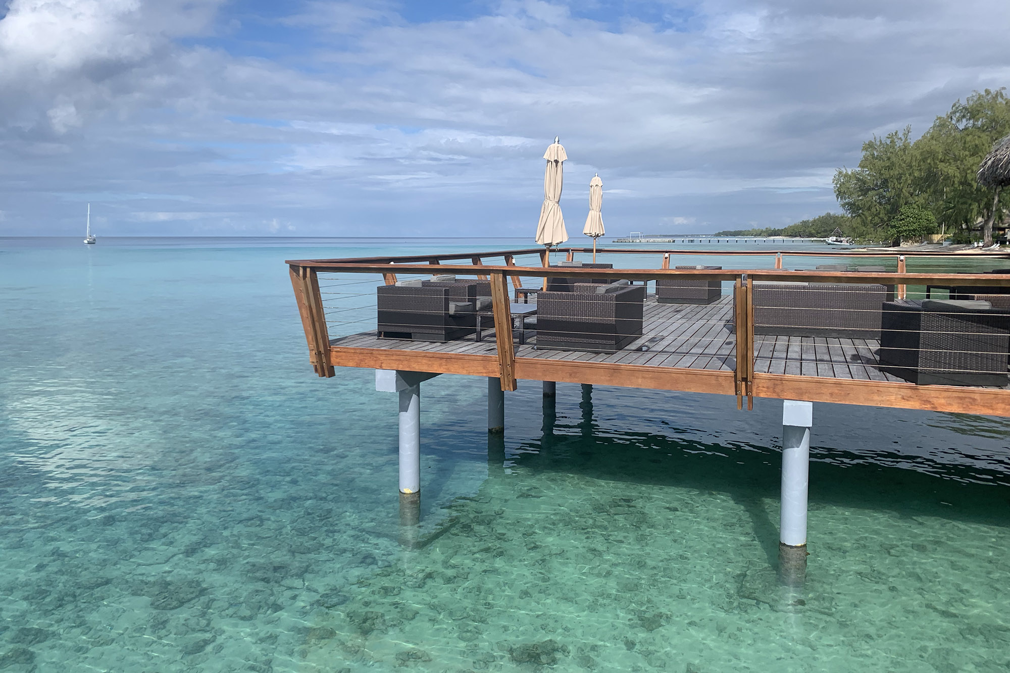Notre hôtel sur l'atoll de Rangiroa