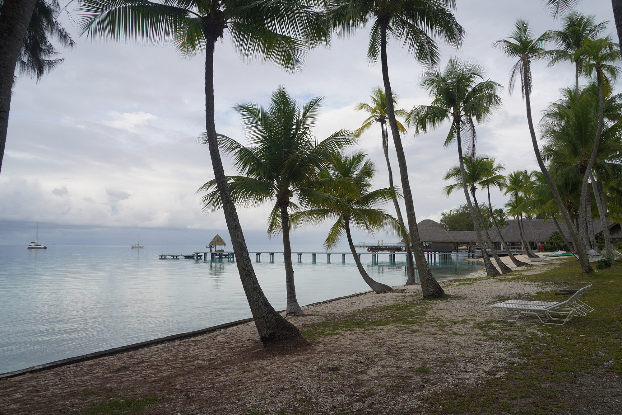 Notre hôtel sur l'atoll de Rangiroa