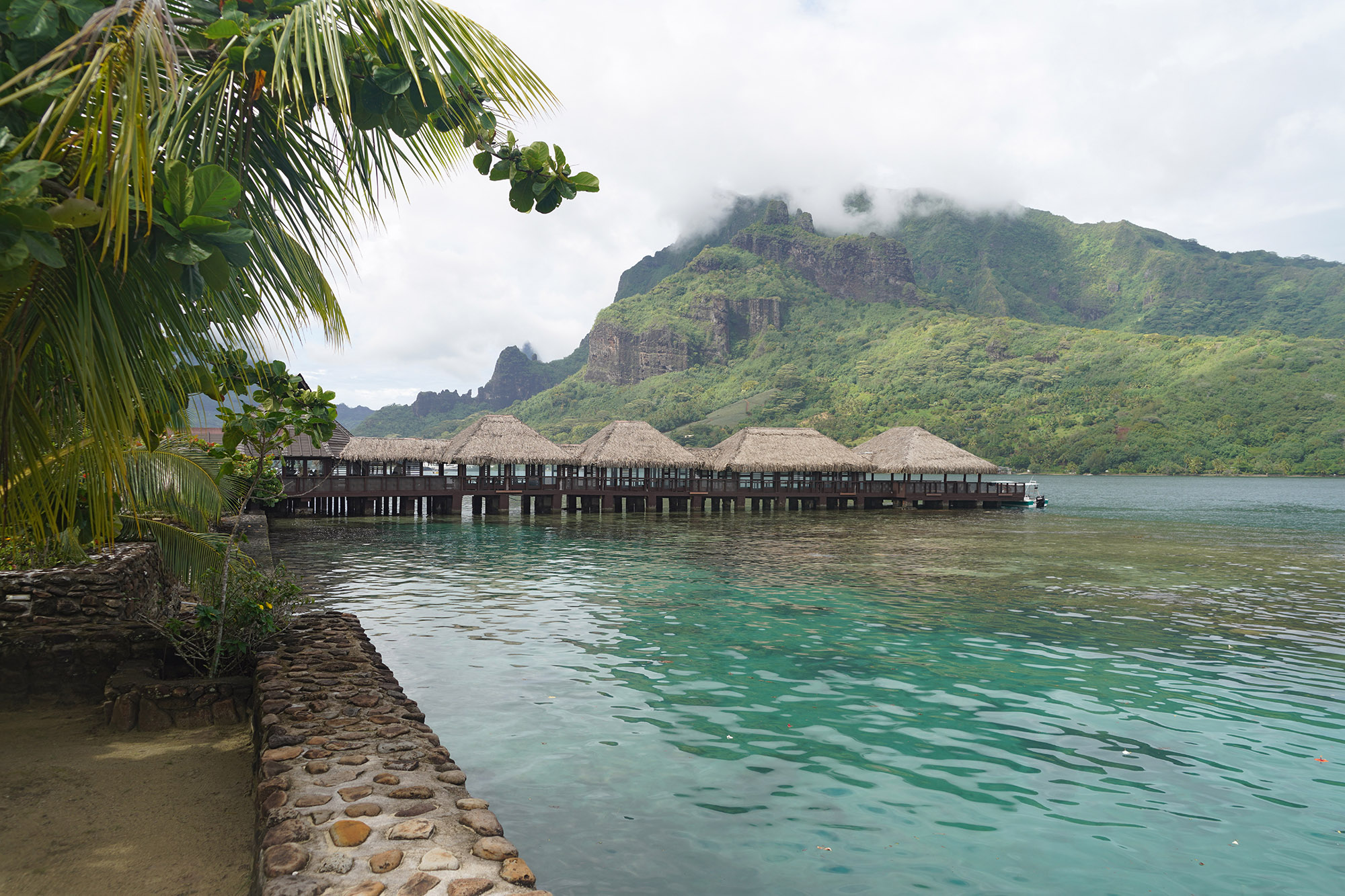 Notre Hôtel à Moorea dans la Baie de Cook
