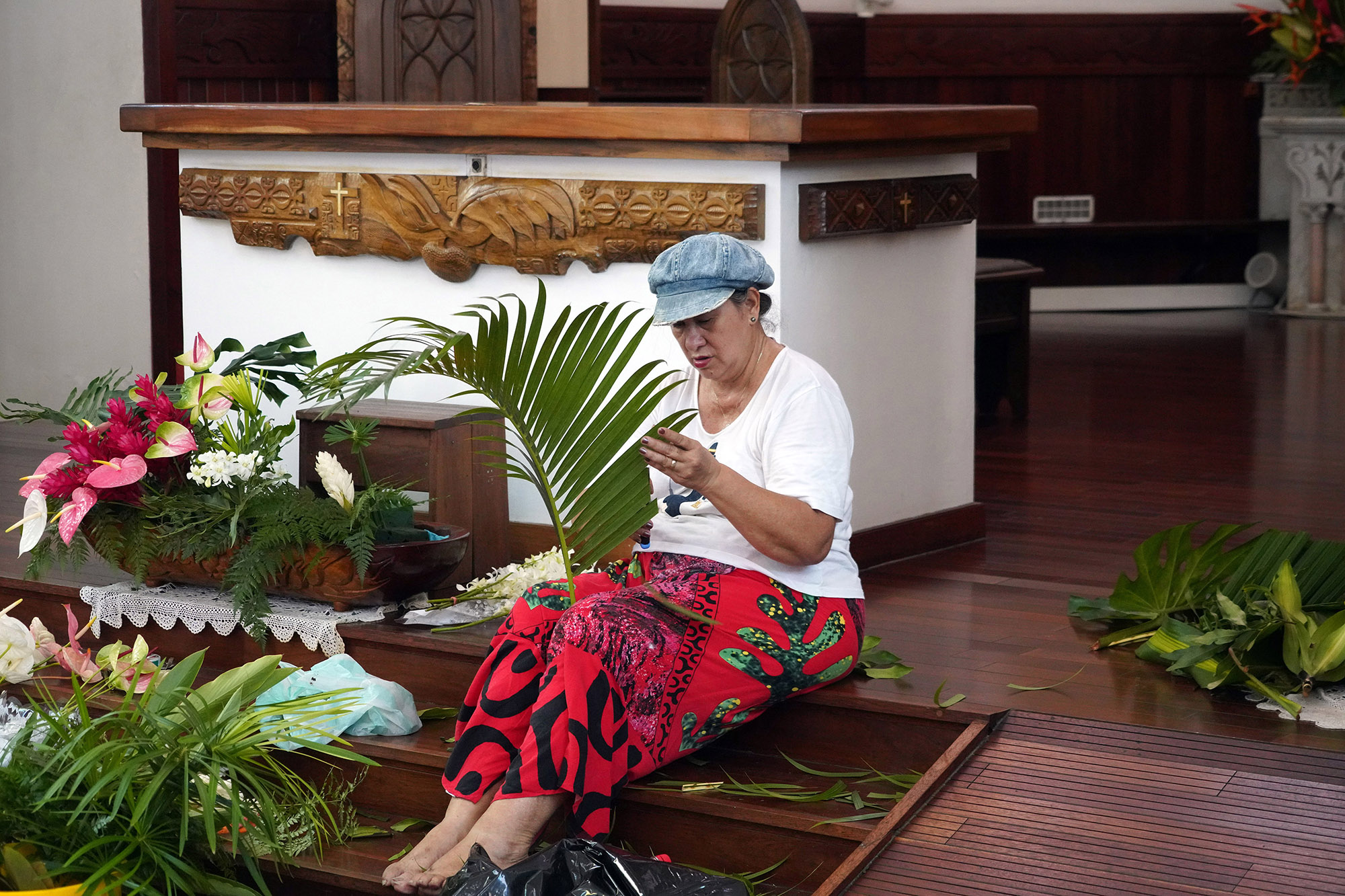 Dans la Cathédrale de Papeete