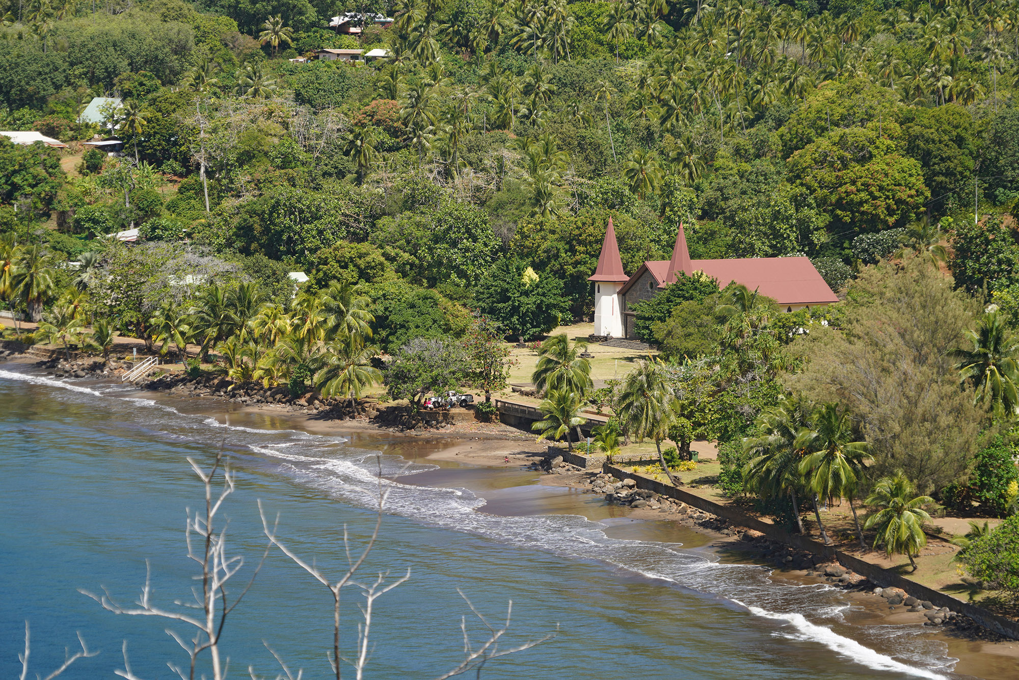 Village d'Hatiheu - Côte nord de Nuku Hiva